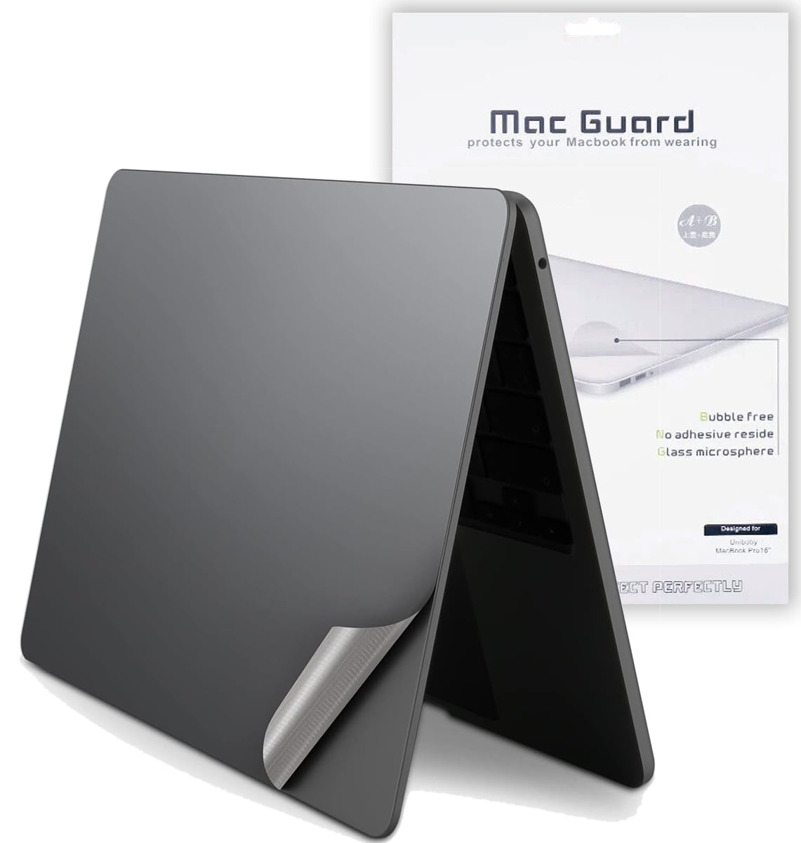 Protective Protective Film for MacBook Pro A2442 / A2779 / A2992 / A2918 — Space Gray