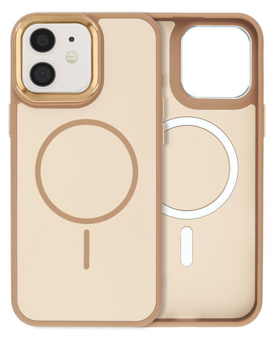 MagSafe Heavy-Duty Shockproof Case for iPhone 11 — Brown