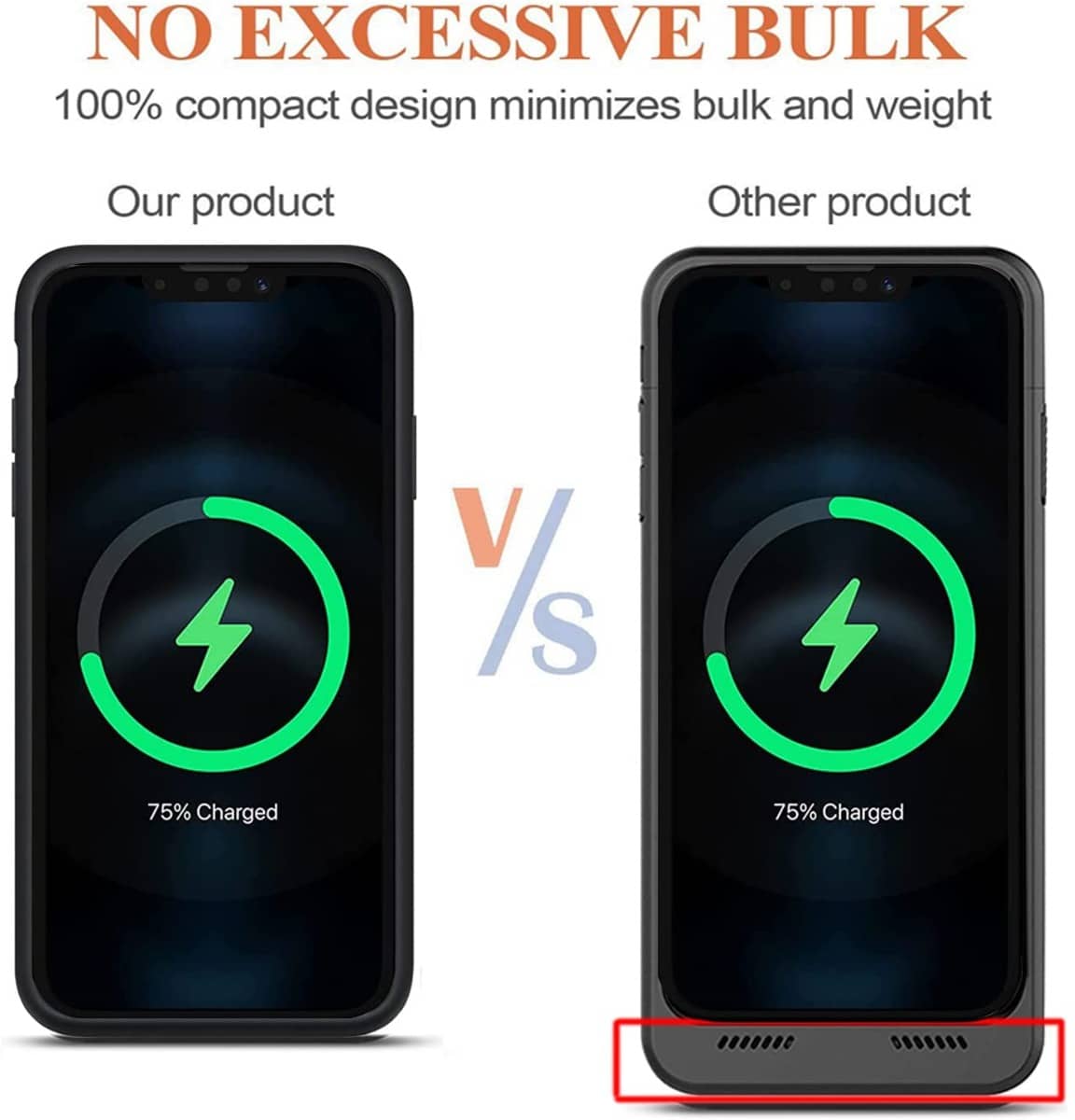 Slim Charging Case with Msafe Charging for iPhone 13 Pro — 7000 mAh