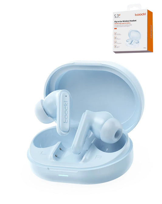 Toocki Hi-Fi Active Noice Cancelling Wireless Earbuds — Blue