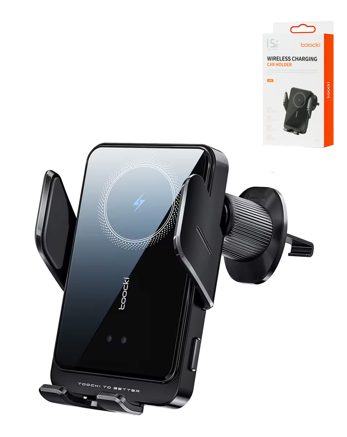 Toocki Deluxe Wireless Charger Car Holder — 15W