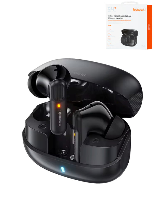 Toocki Hi-Fi Active Noice Cancelling Earbuds — Black
