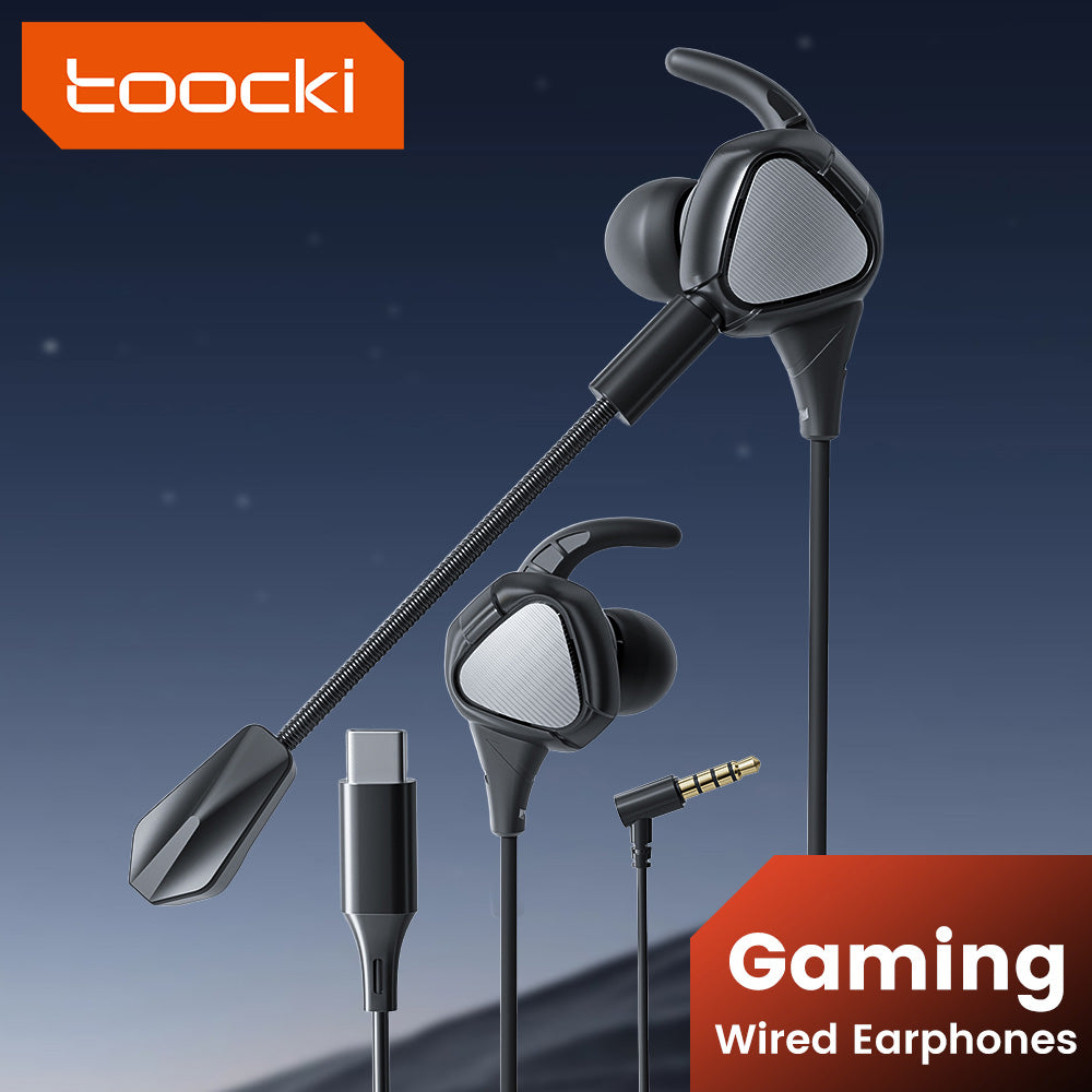 Toocki Low-Latency Gaming Wired Headset with Microphone
