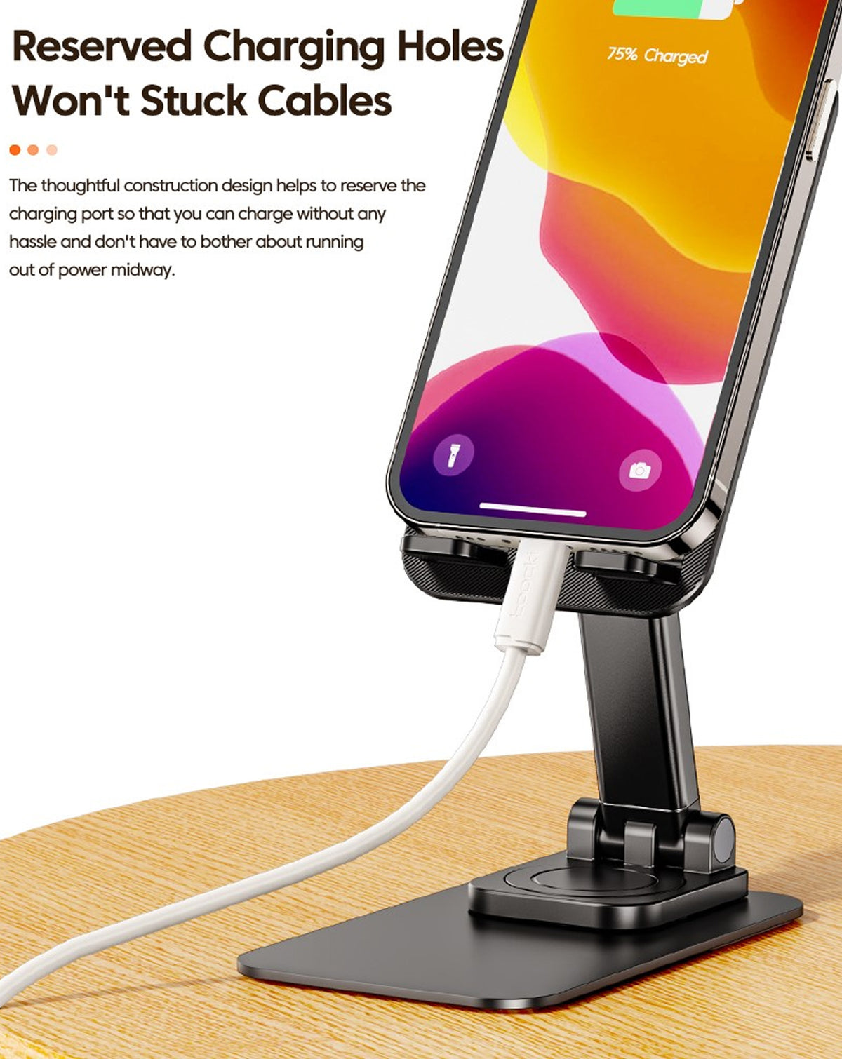 Toocki 360 Degree Rotatable Phone Holder Stand