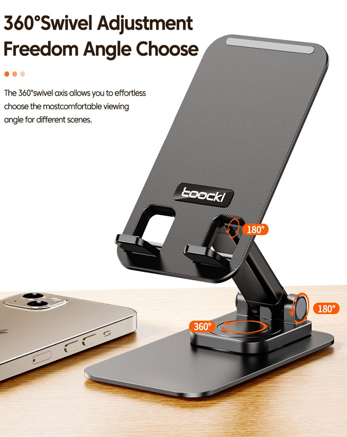 Toocki 360 Degree Rotatable Phone Holder Stand