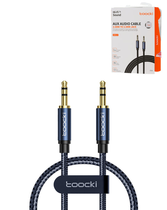 Toocki Aux-aux Cable — 3ft, Blue