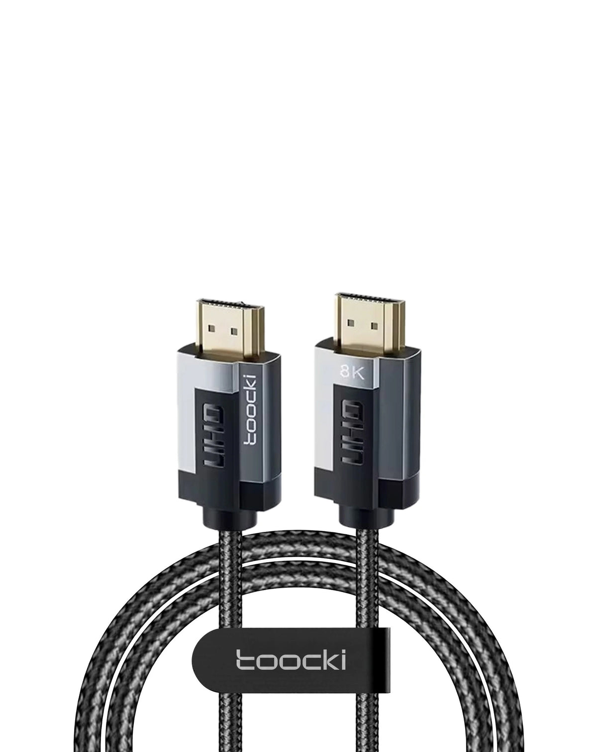 Toocki Display Cable for HDMI 2.1 — 8K@60Hz / 4K@120Hz, 6ft, Black