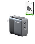 Esoulk PD Dual USB-C Wall Charger — 45W, Black