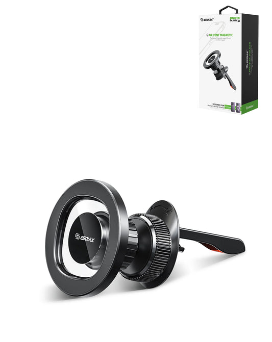 Esoulk Magnetic Air Vent Car Holder — Black