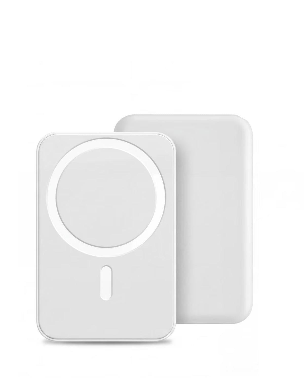 Pomgear MagPower Pd+ Portable Magnetic Wireless Power Bank — White, 5000mAh