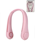 Pomgear Portable Bladeless Neck Fan — Pink