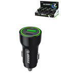 Esoulk PD & QC USB A+c Car Charger — Black, 20W, Pack of 12