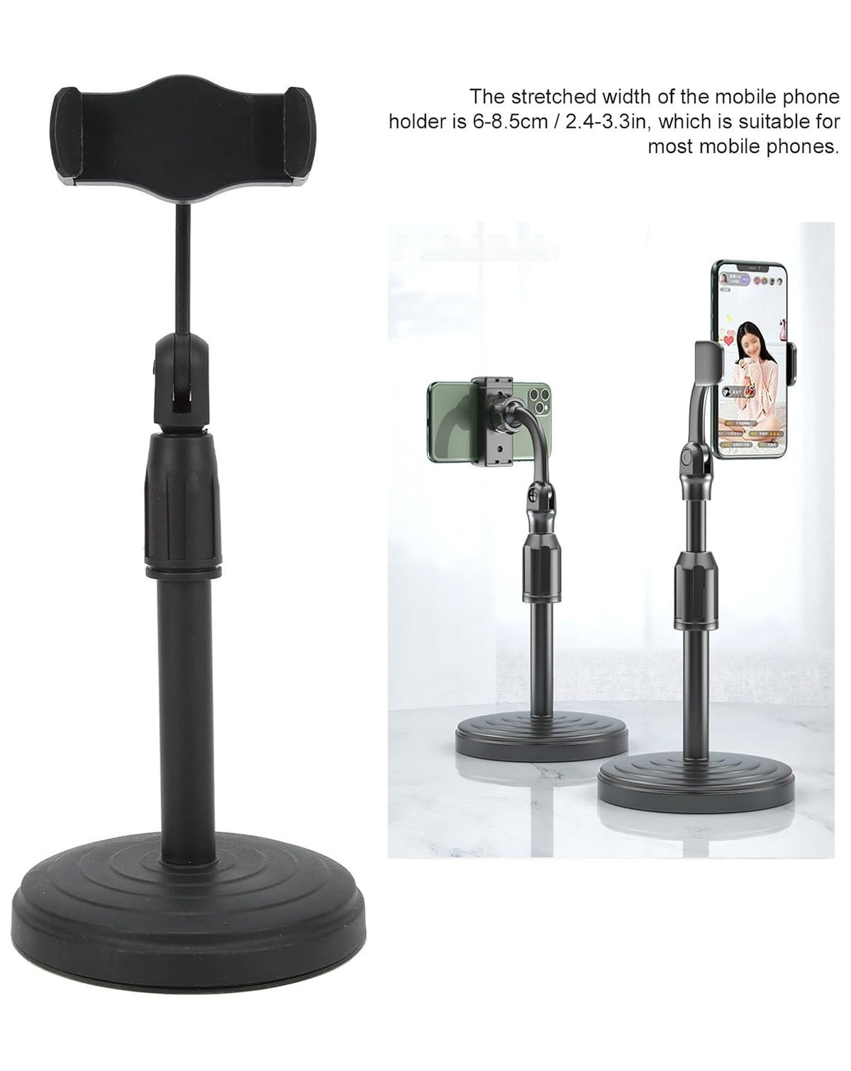 Pomgear Adjustable Desktop Phone Mount