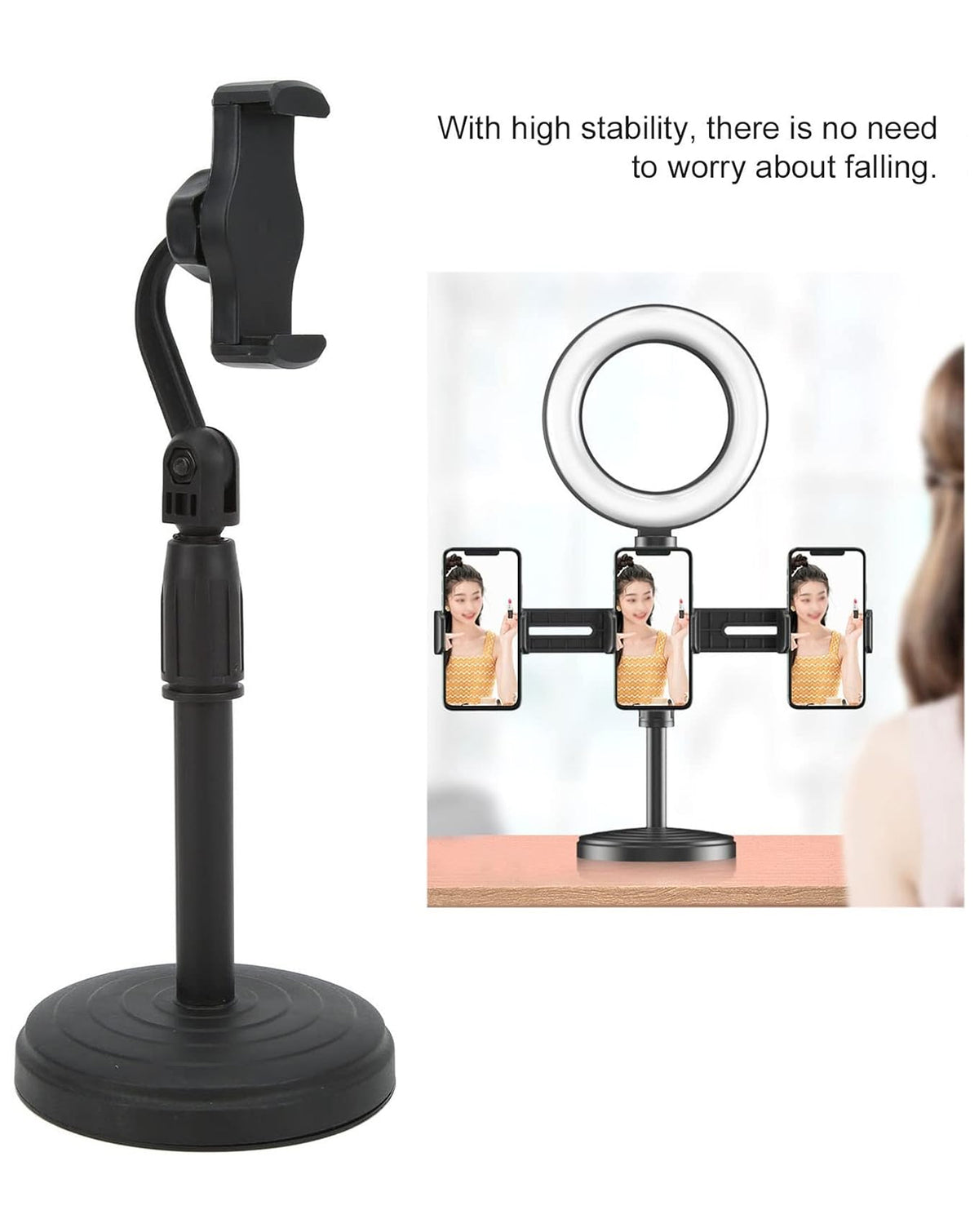Pomgear Adjustable Desktop Phone Mount