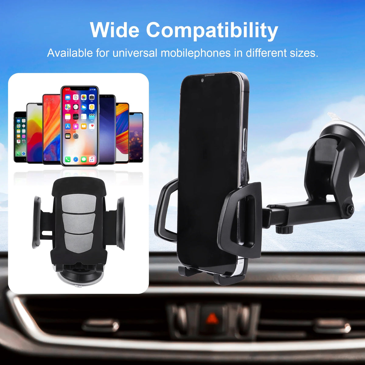 Pomgear Full Range Telescoping Phone Mount