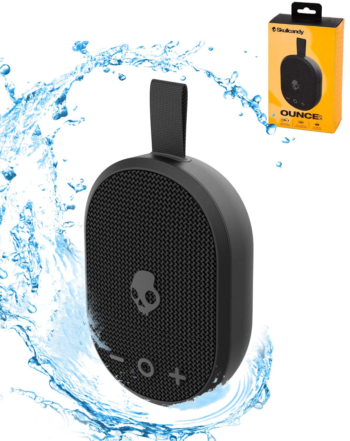 Skullcandy Ounce XT Small Portable Wireless Speaker — Black