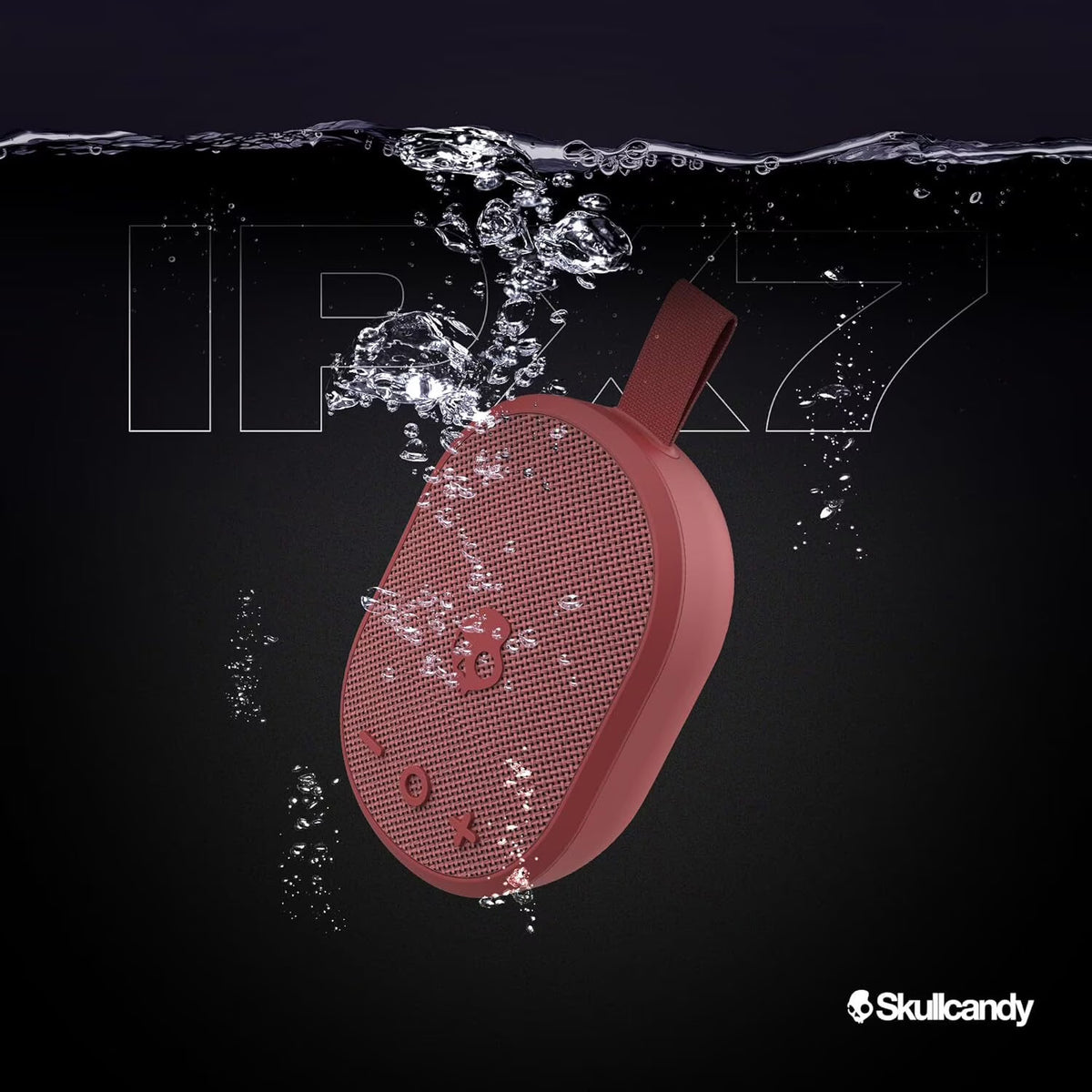Skullcandy Ounce XT Small Portable Wireless Speaker — Red