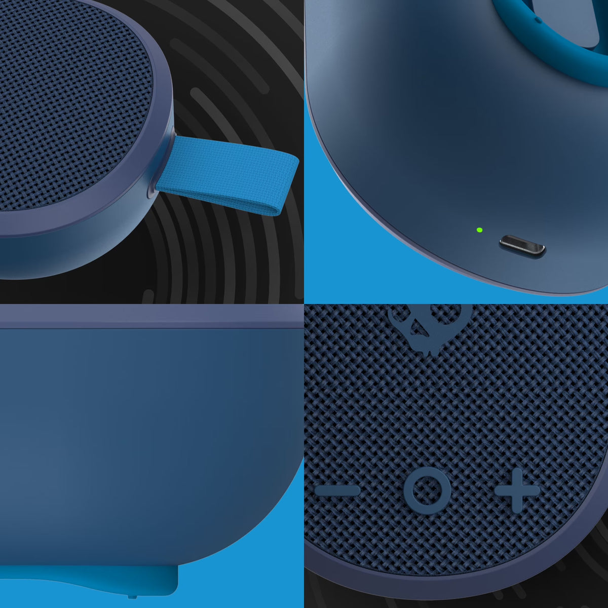 Skullcandy Ounce XT Small Portable Wireless Speaker — Dark Blue