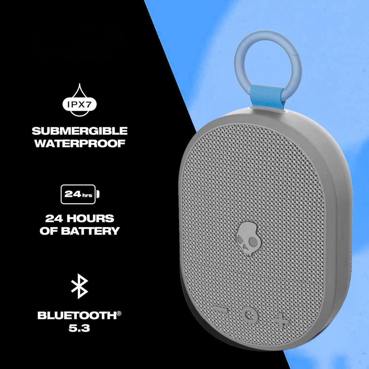 Skullcandy Kilo XT Bluetooth Speaker — Light Gray