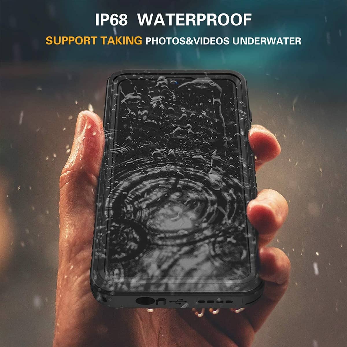 Crystal Clear Water-Resistant Case for Galaxy S22