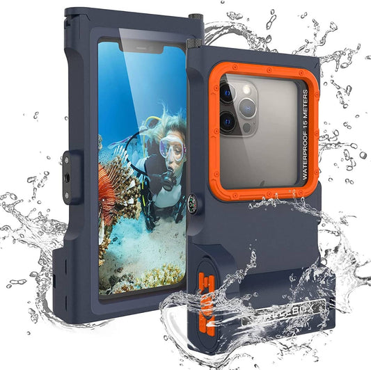Shellbox Swimming 15M Waterproof Case Surfing Underwater Diving iPhone/Samsung QSK-3
