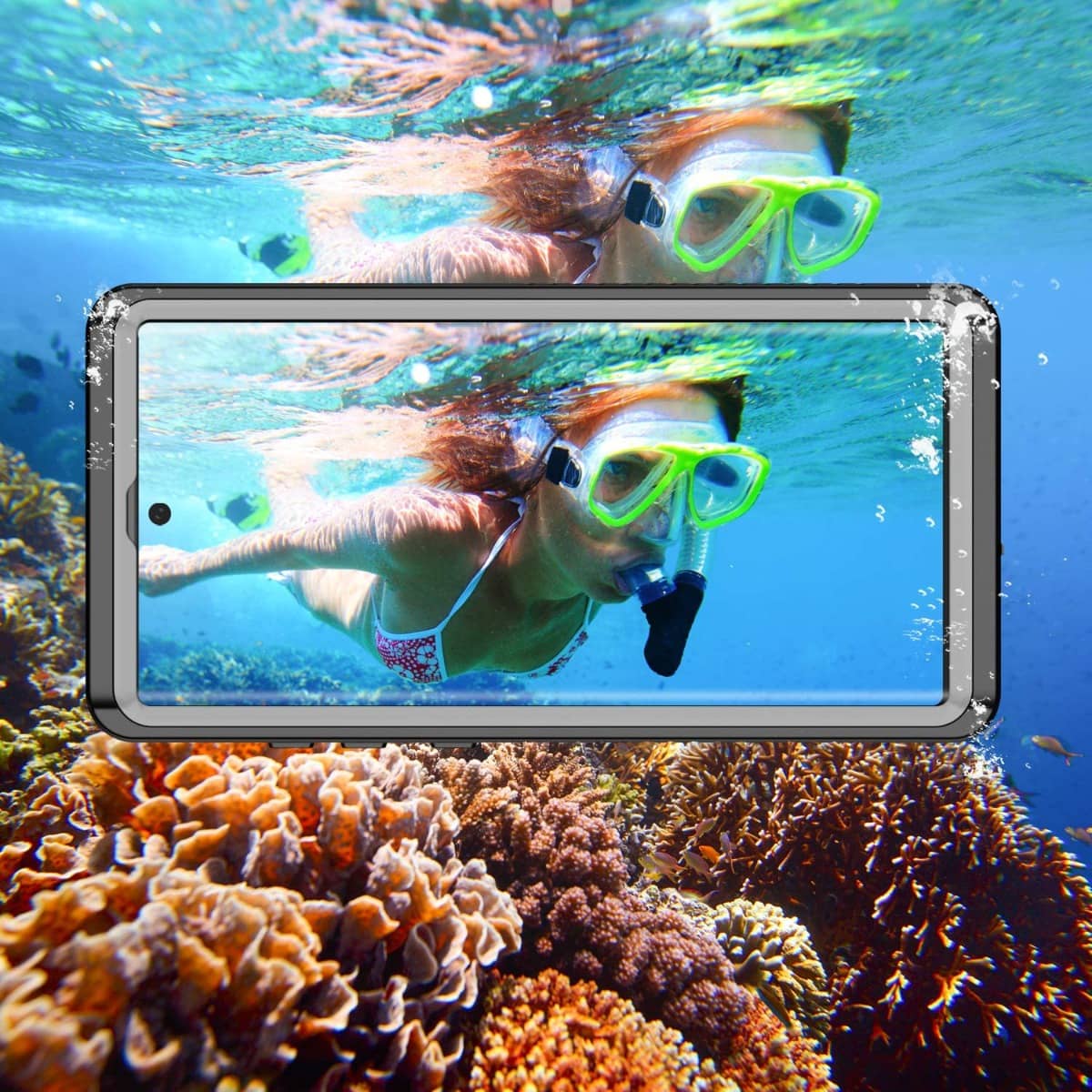 Crystal Clear Water-Resistant Case for Galaxy S20