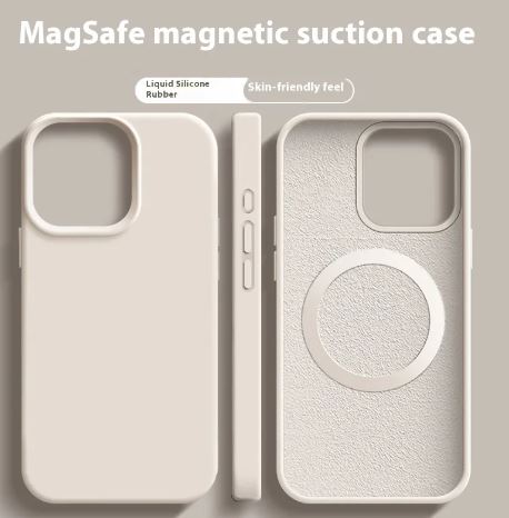 The Velvet — Liquid Silicone MagSafe Case