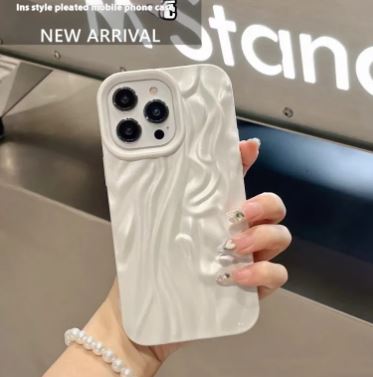 The Pearl — Embossed Wave Case