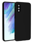 Soft Silicone Case for Galaxy A02 — Black
