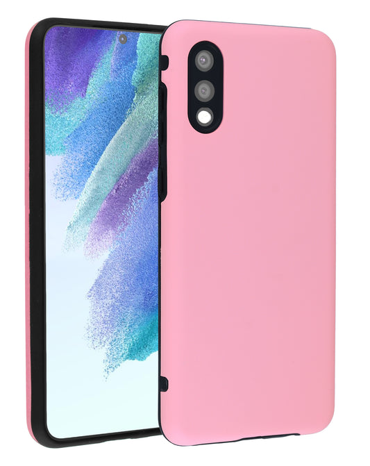 Soft Silicone Case for Galaxy A02 — Light Pink