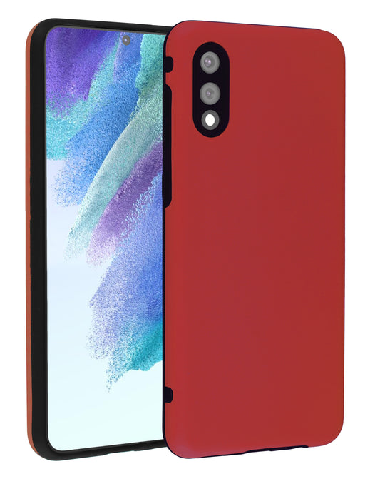 Soft Silicone Case for Galaxy A02 — Red