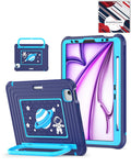 Kickstand Kids Case for iPad 10 2022 10.9 — Dark Blue