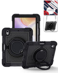 Heavy-Duty Shockproof Kickstand Case for iPad Air 11 2024 / 2025 / 2026 / Air 4 / Air 5 / Air 6 — Black