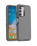 Heavy-Duty Shockproof Case for Galaxy A13 — Dark Gray & Black