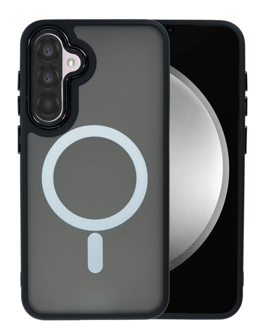 Magnetic Wireless-Charging Compatible Case for Galaxy A27 — Black