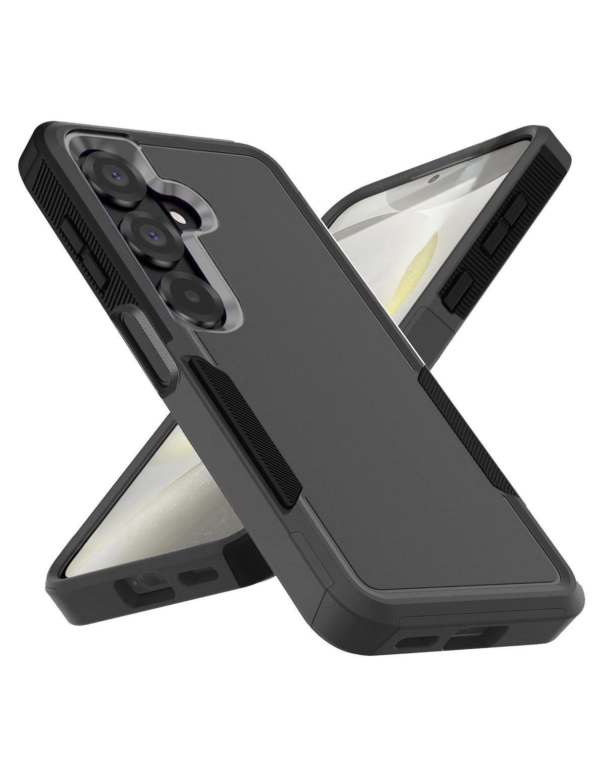 Heavy-Duty Shockproof Case for Galaxy A27 — Black