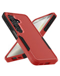 Heavy-Duty Shockproof Case for Galaxy A27 — Red