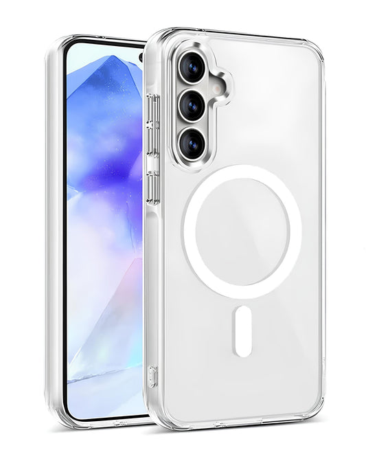Crystal Clear Wireless-Charging Compatible Case for Galaxy A37
