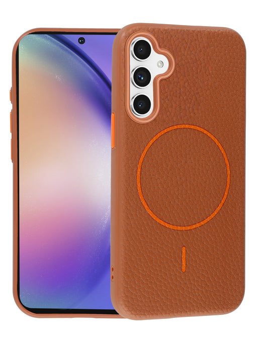 Magnetic Leather Case for Galaxy A54