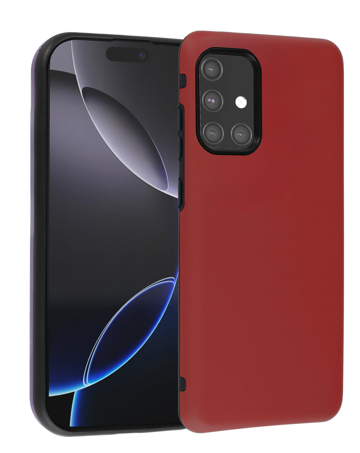 Soft Silicone Case for Galaxy A71 4G — Red