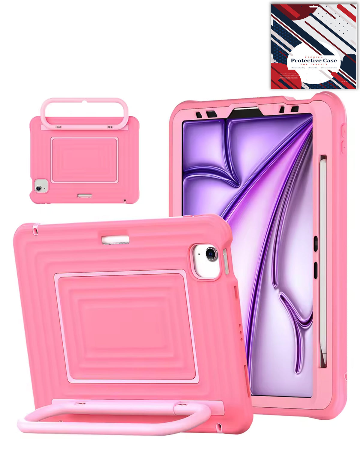 Kickstand Case for iPad Air 4 / Air 5 / Pro 11 1st / 2nd / 3rd / 4th — Pink