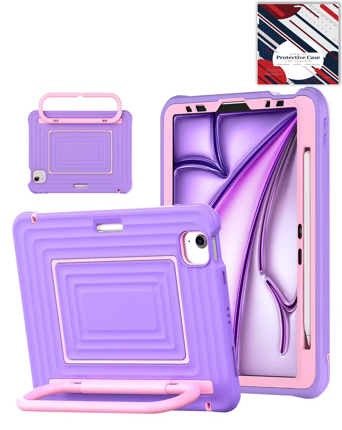 Kickstand Case for iPad Air 4 / Air 5 / Pro 11 1st / 2nd / 3rd / 4th — Purple