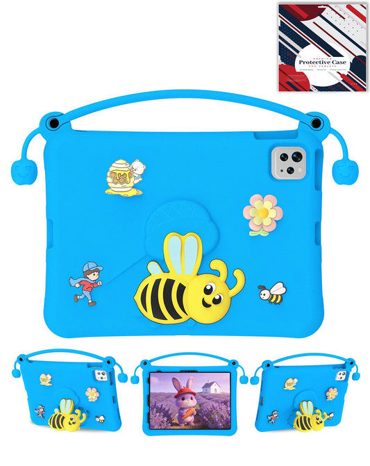 Heavy-Duty Shockproof Kickstand Kids Case for iPad Air 4 / Air 5 / Pro 11 1st / 2nd / 3rd / 4th / 5th — Navy Blue