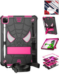 Heavy-Duty Shockproof Kickstand Case for iPad Air 4 / Air 5 / Pro 11 1st / 2nd / 3rd / 4th — Black & Pink