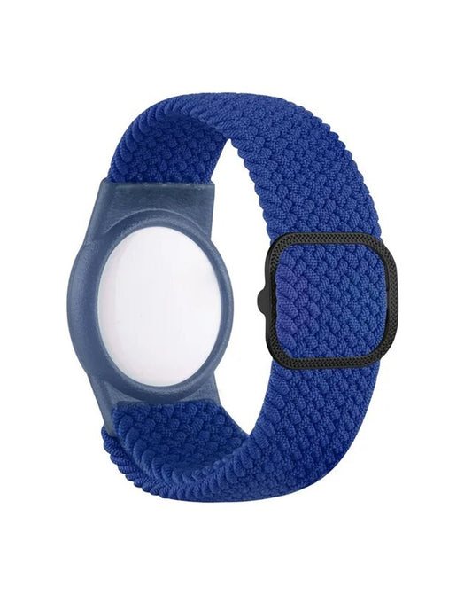 Airtag Wristband Nylon Watch Band - Blue