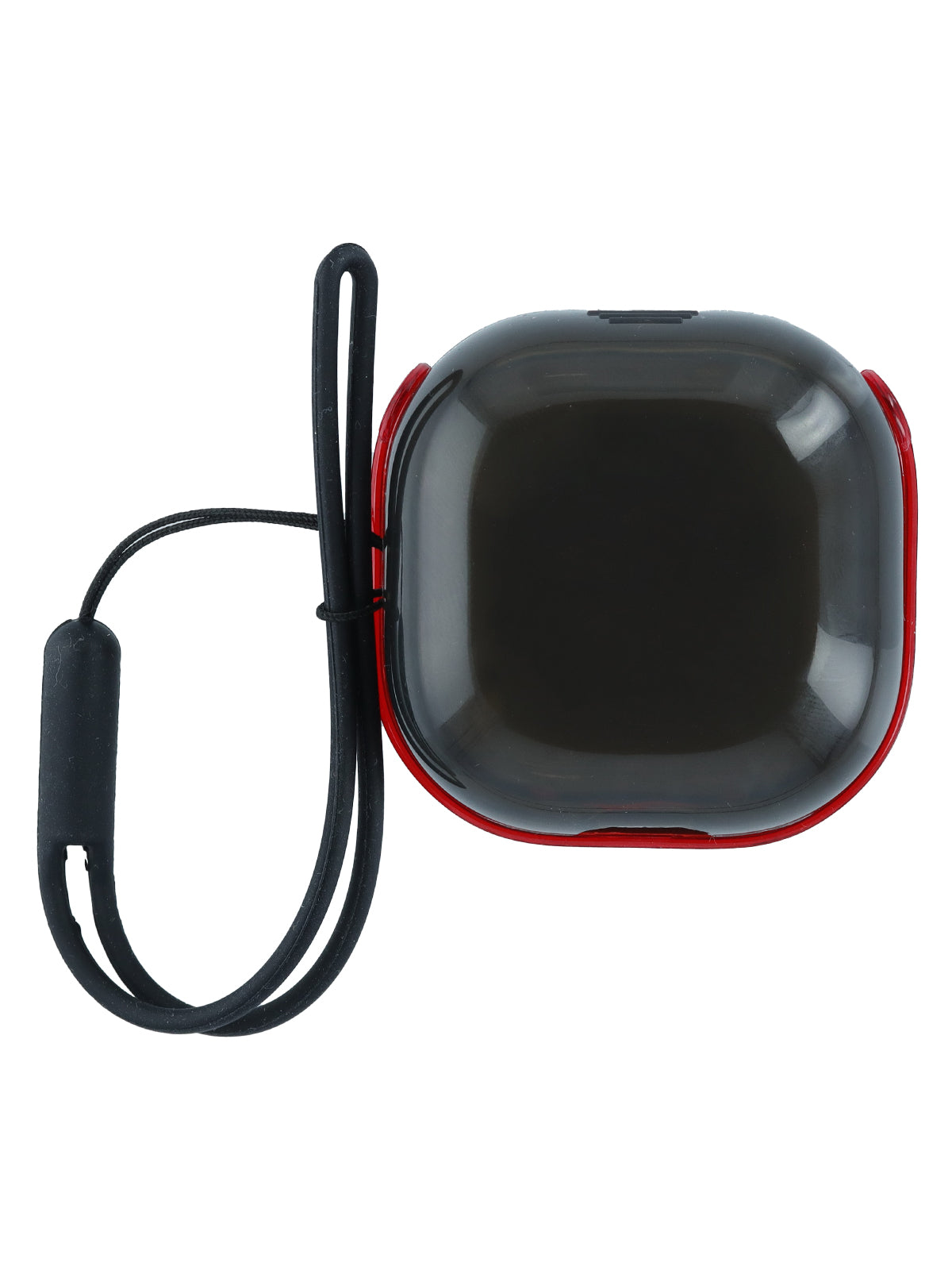 Crystal Clear Case for Galaxy Buds Pro / Buds 2 Pro / Buds 2 / Buds FE / Buds Live — Red