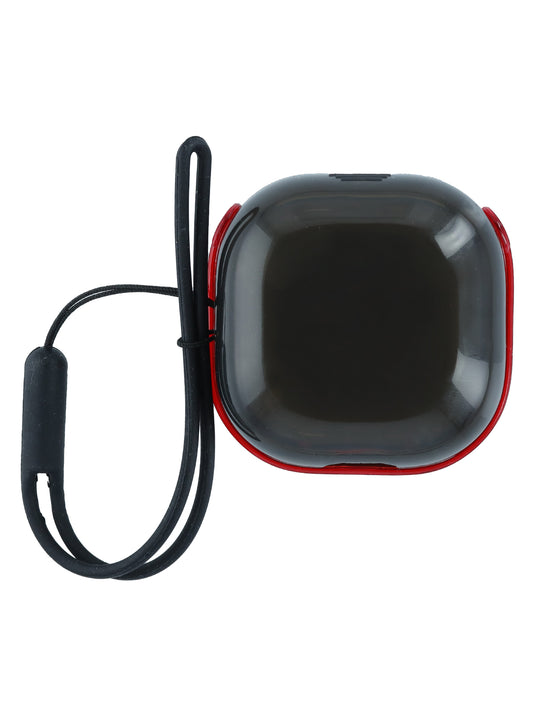 Crystal Clear Case for Galaxy Buds Pro / Buds 2 Pro / Buds 2 / Buds FE / Buds Live — Red