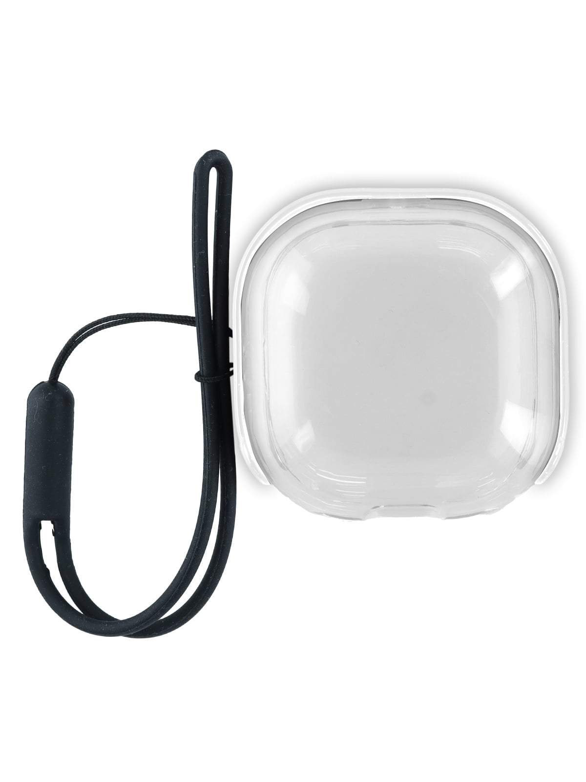 Crystal Clear Case for Galaxy Buds Pro / Buds 2 Pro / Buds 2 / Buds FE / Buds Live — White