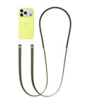 Lanyard Crossbody For Phone Case / Adjustable Neck Hanging - Dark Green — 3.6ft