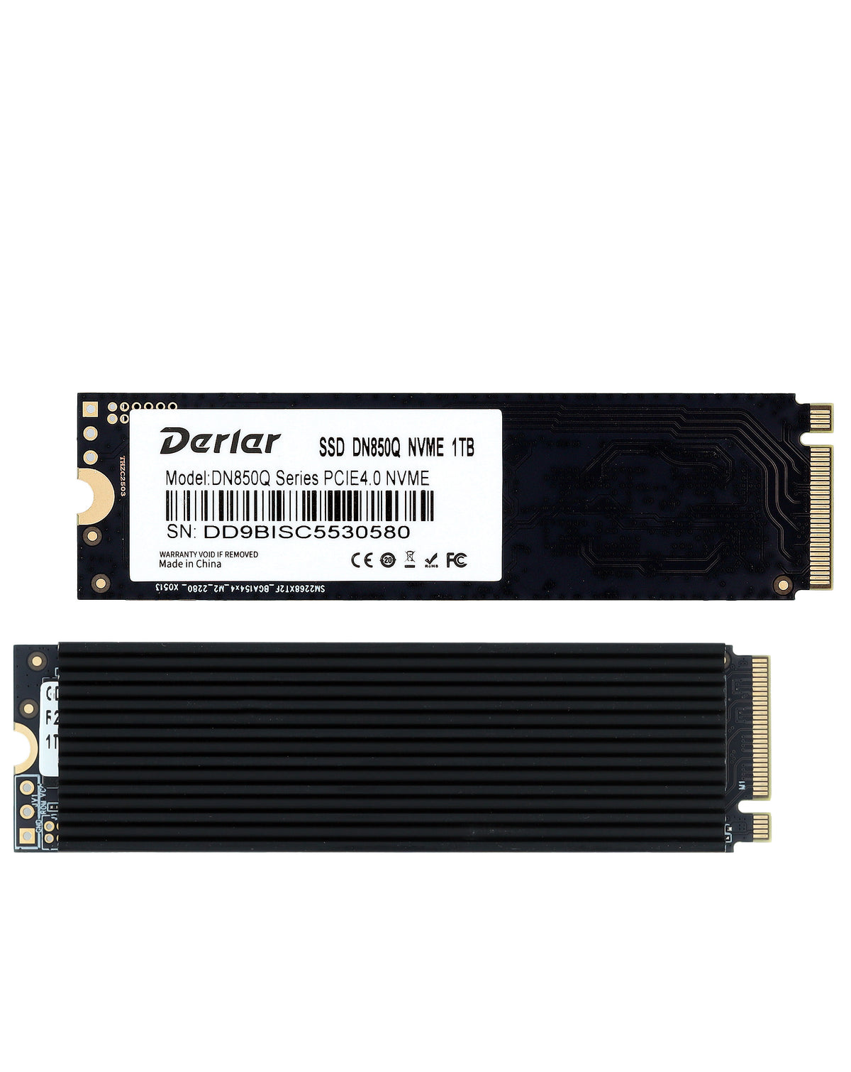 Derlar DL-850 1TB M.2 NVME PCIe 4.0 SSD with Heatsink for PlayStation 5 Series — Supports 8K Gaming